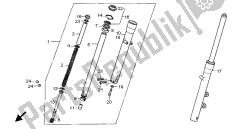 tenedor frontal