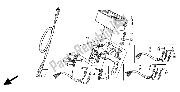 Todas las partes para Metro de Honda XR 600R 1993