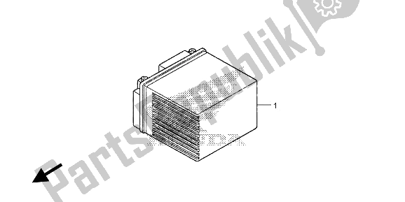 All parts for the Battery of the Honda SH 125 AD 2013