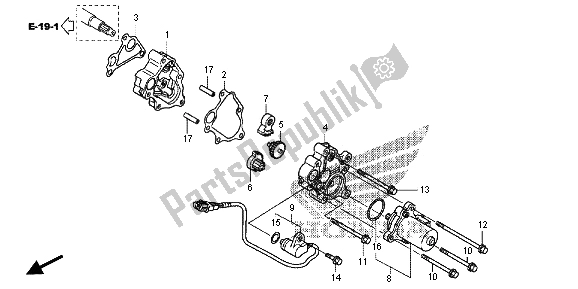 Todas las partes para Engranaje Reductor de Honda VFR 1200 XD 2013