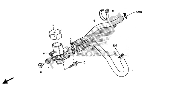 Todas las partes para Electroválvula De Inyección De Aire de Honda CRF 250M 2014