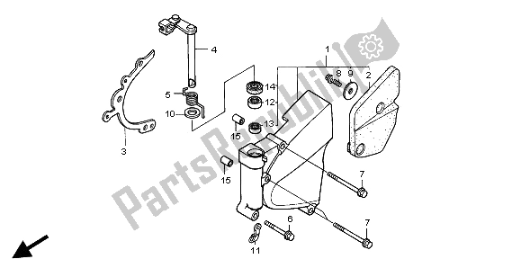 Todas las partes para Cubierta Izquierda Del Cárter de Honda XL 1000 VA 2004