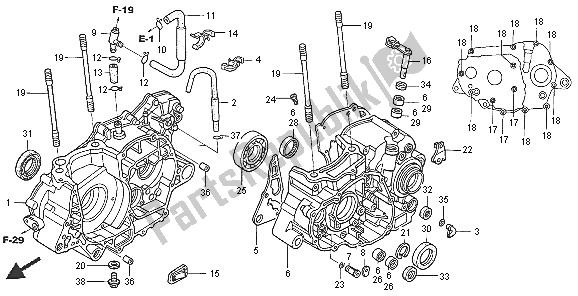 Wszystkie części do Korbowód Honda TRX 450R Sportrax 2005