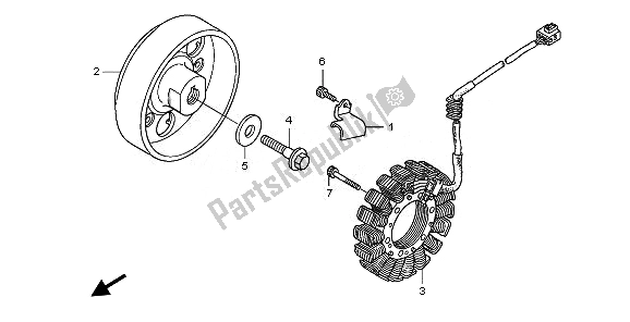 Wszystkie części do Generator Honda CB 1300 2008