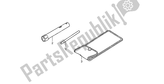 All parts for the Tools of the Honda CRF 50F 2009