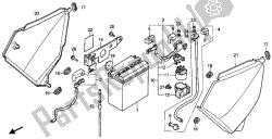 couvercle latéral et batterie