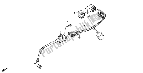 All parts for the Wire Harness of the Honda CRF 50F 2006