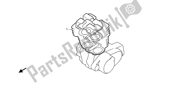 All parts for the Eop-1 Gasket Kit A of the Honda CB 500 1996