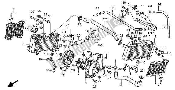 Wszystkie części do Ch? Odnica Samochodowa Honda VTR 1000F 2002