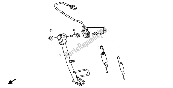 Toutes les pièces pour le Supporter du Honda XL 1000 VA 2008