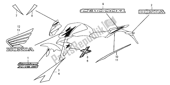 Todas las partes para Marca de Honda CB 1000 RA 2012