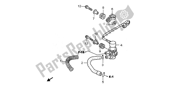 Tutte le parti per il Valvola Solenoide del Honda PES 125 2010