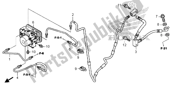 Tutte le parti per il Modulatore Abs del Honda SH 125A 2013