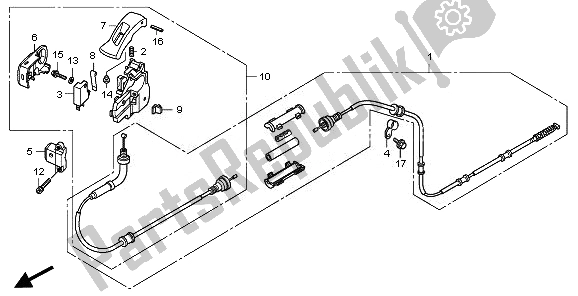 Todas las partes para Freno De Mano de Honda VFR 1200 FD 2011