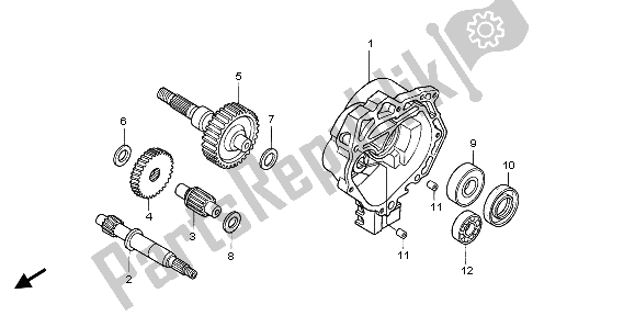 All parts for the Transmission of the Honda NPS 50 2009