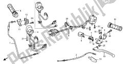 manejar la palanca y el cable del interruptor