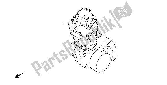 Todas las partes para Kit De Juntas Eop-1 A de Honda XR 600R 1989