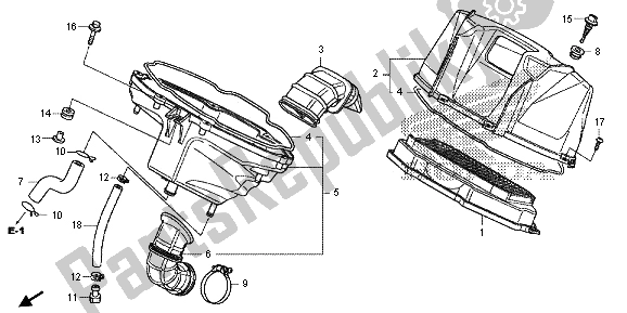 Todas las partes para Filtro De Aire de Honda NC 700 SD 2013