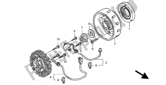 Wszystkie części do Generator Honda PES 150 2009