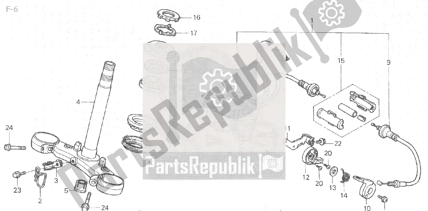 Wszystkie części do F-6 Honda NSR 250 1994