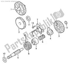 KICK STARTER SPINDLE