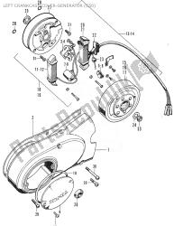 LEFT CRANKCASE COVER-GENERATOR (C50)