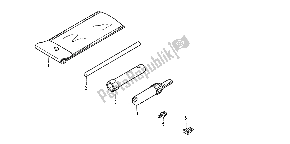 All parts for the Tools of the Honda TRX 90 2012