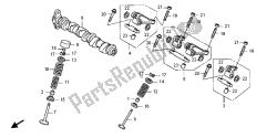 CAMSHAFT & VALVE (REAR)