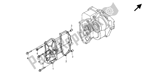 Tutte le parti per il Copertura Del Turno del Honda ST 1100A 2000