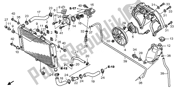 Wszystkie części do Ch? Odnica Samochodowa Honda CBF 1000 FT 2011