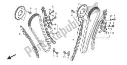 cadena de levas y tensor