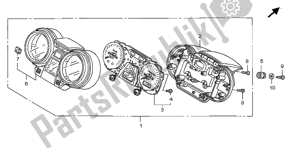 Todas las partes para Metro (mph) de Honda CB 1300 SA 2009