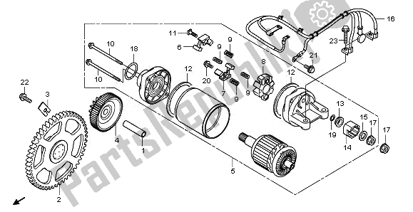 Todas las partes para Motor De Arranque de Honda NSS 250A 2011