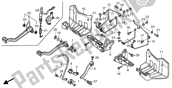 Todas las partes para Paso de Honda TRX 300 EX Sportrax 2006