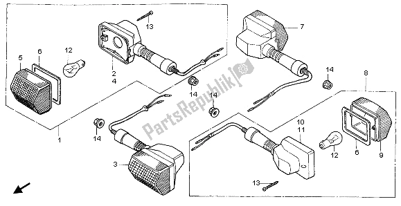 Wszystkie części do Winker Honda CB 500 1996