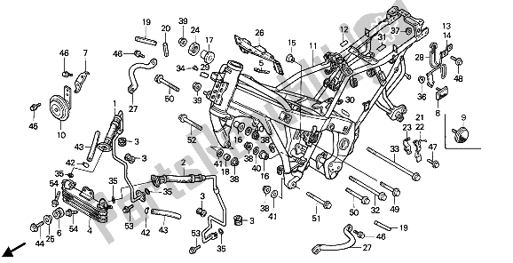 Todas las partes para Cuerpo Del Marco de Honda CBR 1000F 1988