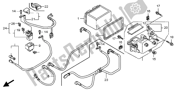 Wszystkie części do Bateria Honda FJS 400A 2009