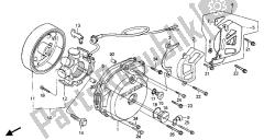 linker crankdeksel & generator