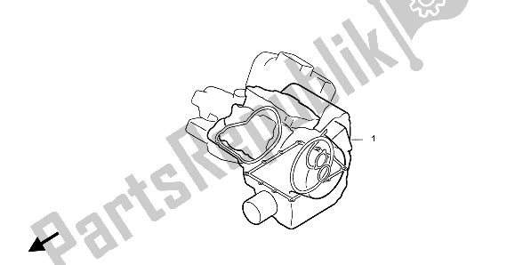 All parts for the Eop-2 Gasket Kit B of the Honda VT 600C 1996