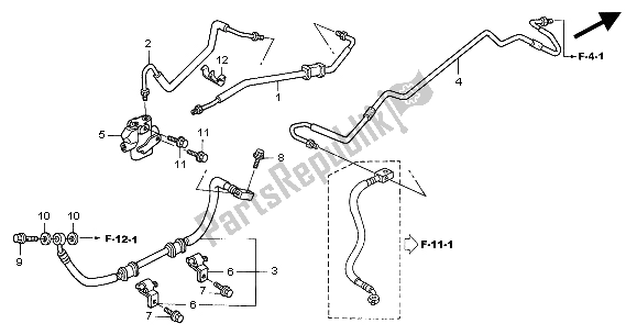 Todas las partes para Líneas De Freno de Honda NT 650V 2004