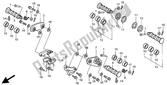 Todas las partes para Paso de Honda VT 750C 1997