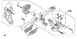 REAR BRAKE CALIPER