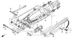 REAR SWING ARM & CHAIN CASE