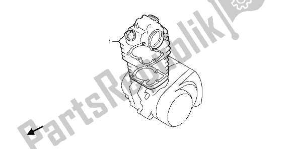 All parts for the Eop-1 Gasket Kit A of the Honda XR 250R 1989