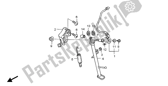 Tutte le parti per il In Piedi del Honda CBR 600 RR 2006