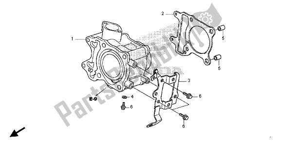 Todas las partes para Cilindro de Honda SH 125D 2013