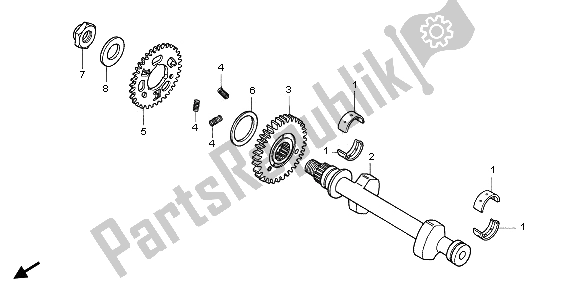 Wszystkie części do Stabilizator Honda CB 500 1997