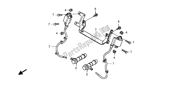 Toutes les pièces pour le Bobine D'allumage du Honda NC 700X 2013