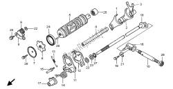 tambour de changement de vitesse