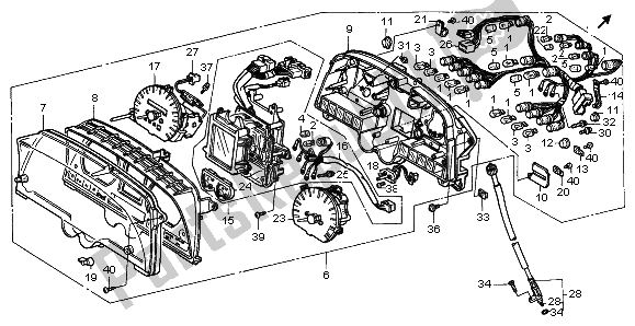 Todas las partes para Metro de Honda GL 1500A 1996